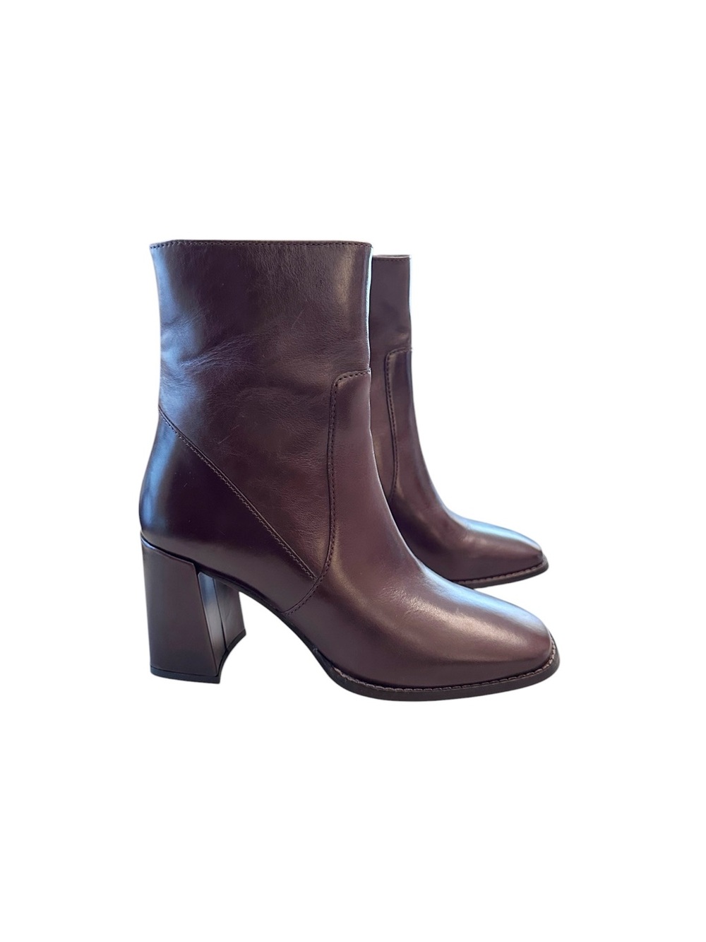 Tahari Chocolate Brown Leather Joni Boots - Picture 11 of 11